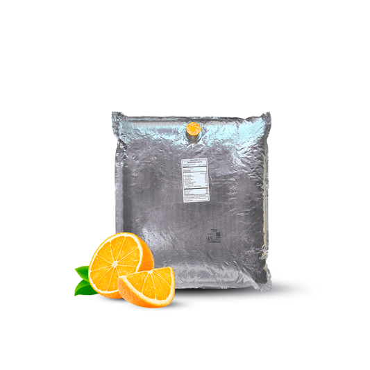 11 Lb Orange Aseptic Fruit Purée Bag - Aseptic Fruit Purees | West Coast US