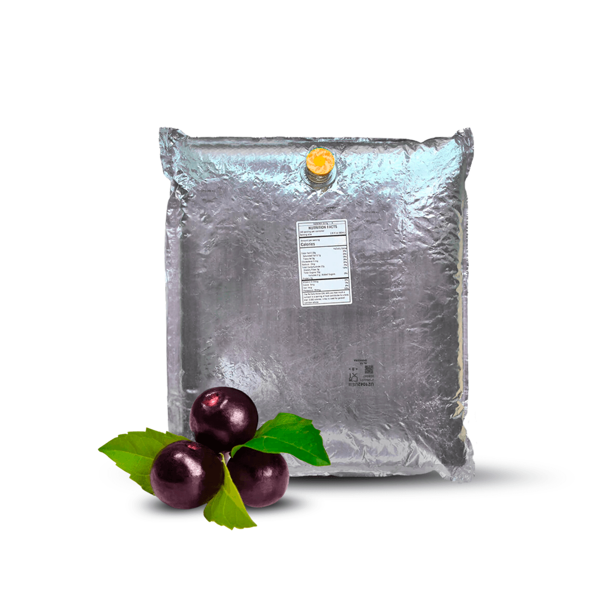 44 Lb Acai Berry Aseptic Fruit Purée Bag - Aseptic Fruit Purees | West Coast US