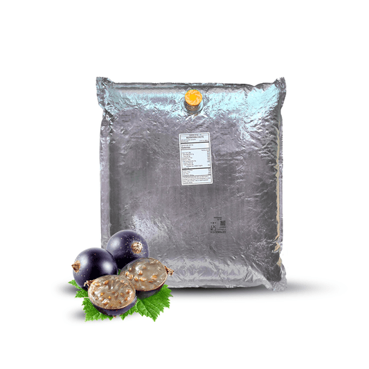 44 Lb Black Currant Aseptic Fruit Purée Bag - Aseptic Fruit Purees | West Coast US