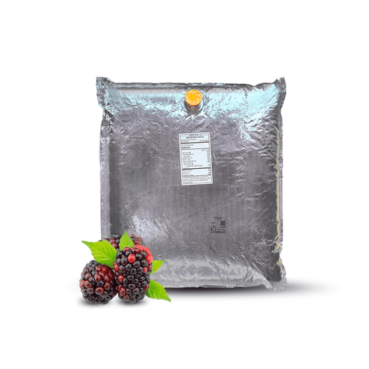 44 Lb Blackberry Aseptic Fruit Purée Bag (Andean Variety) - Aseptic Fruit Purees | West Coast US