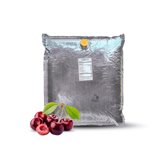 44 Lb Dark Sweet Cherry Aseptic Fruit Purée Bag - Aseptic Fruit Purees | West Coast US