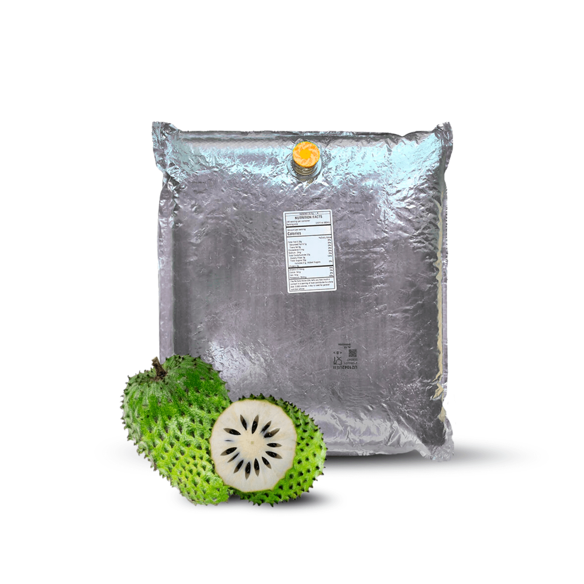 44 Lb Soursop (Guanabana) Aseptic Fruit Purée Bag - Aseptic Fruit Purees | West Coast US
