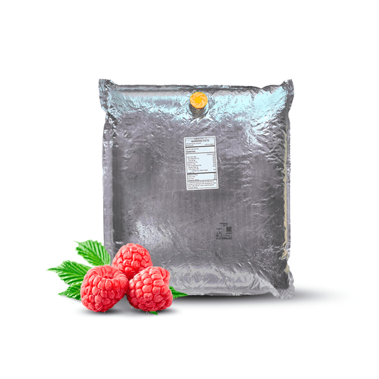44 Lb Raspberry Aseptic Fruit Purée Bag - Aseptic Fruit Purees | West Coast US