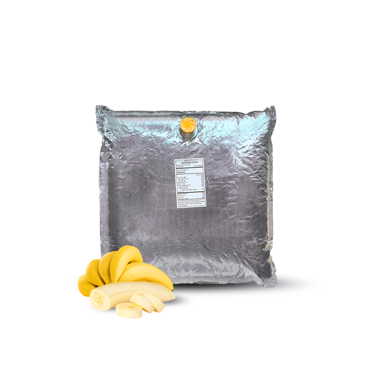 4.4 Lb Banana Aseptic Fruit Purée Bag - Aseptic Fruit Purees | West Coast US