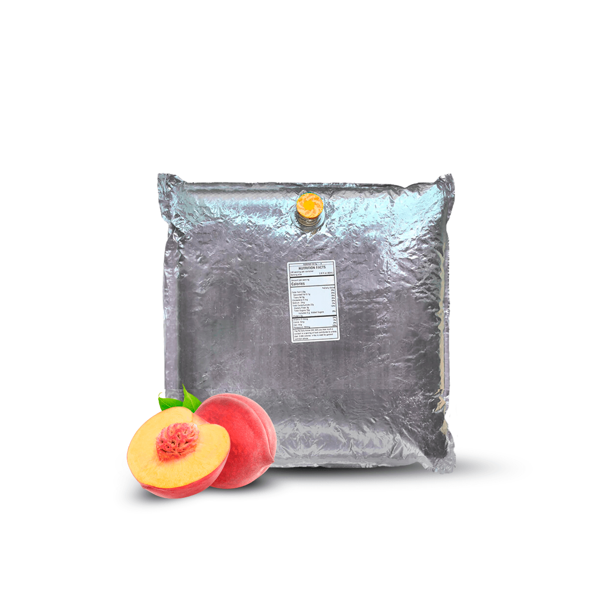 4.4 Lb Peach Aseptic Fruit Purée Bag - Aseptic Fruit Purees | West Coast US