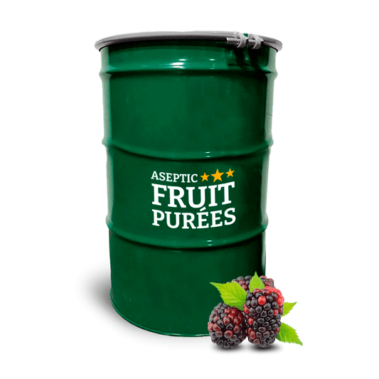 440 Lbs Blackberry Aseptic Fruit Purée Drum (Andean Variety) - Aseptic Fruit Purees | West Coast US