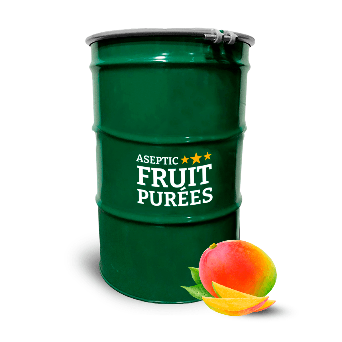 485 Lbs Mango Aseptic Fruit Purée Drum - Aseptic Fruit Purees | West Coast US