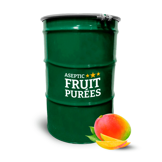 485 Lbs Mango Aseptic Fruit Purée Drum - Aseptic Fruit Purees | West Coast US