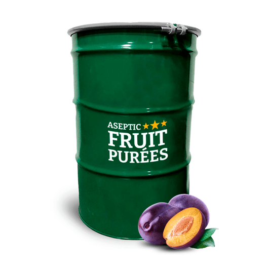 485 Lb Plum Aseptic Fruit Purée Drum * Available at our East Coast Location - Aseptic Fruit Purees | West Coast US
