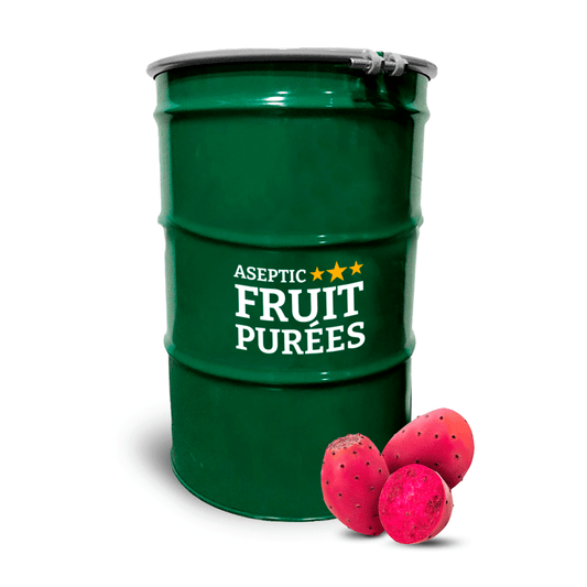 507 Lbs Red Prickly Pear Aseptic Fruit Puree Drum *SET OF 2* LEAD TIME 2 WEEKS - Aseptic Fruit Purees | West Coast US