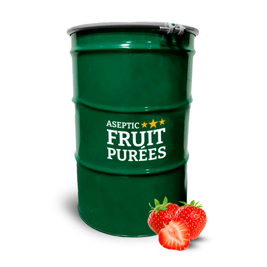 440 Lbs Strawberry Fruit Aseptic Fruit Puree Drum^EP - Aseptic Fruit Purees | West Coast US