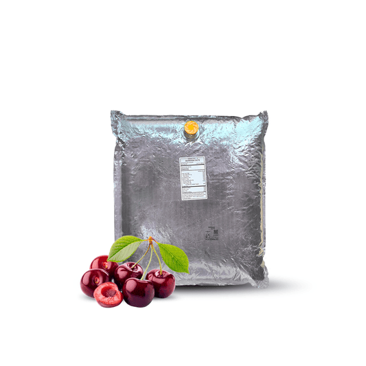 11 Lb Dark Sweet Cherry Aseptic Fruit Purée Bag - Aseptic Fruit Purees | West Coast US