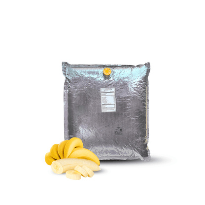 11 Lb Banana Aseptic Fruit Purée Bag - Aseptic Fruit Purees | West Coast US