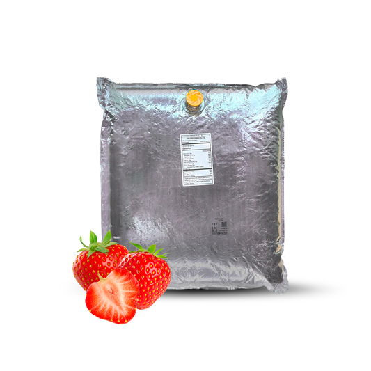 44 Lb Strawberry Aseptic Fruit Purée Bag