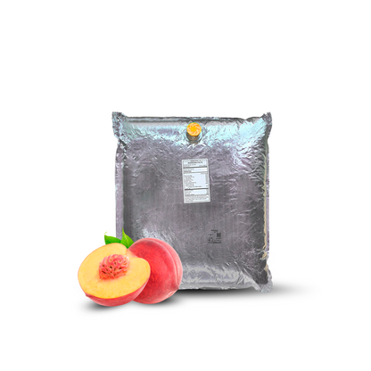 11 Lb Peach Aseptic Fruit Purée Bag