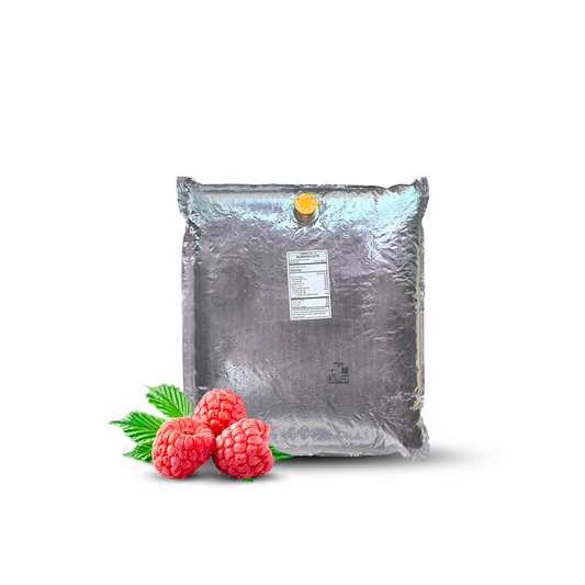 11 Lb Raspberry Aseptic Fruit Purée Bag