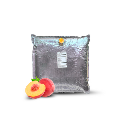 4.4 Lb Peach Aseptic Fruit Purée Bag