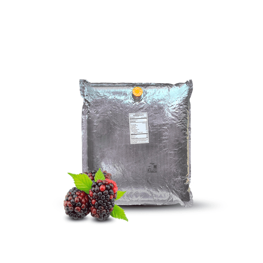 11 Lb Blackberry Aseptic Fruit Purée Bag - Aseptic Fruit Purees | West Coast US