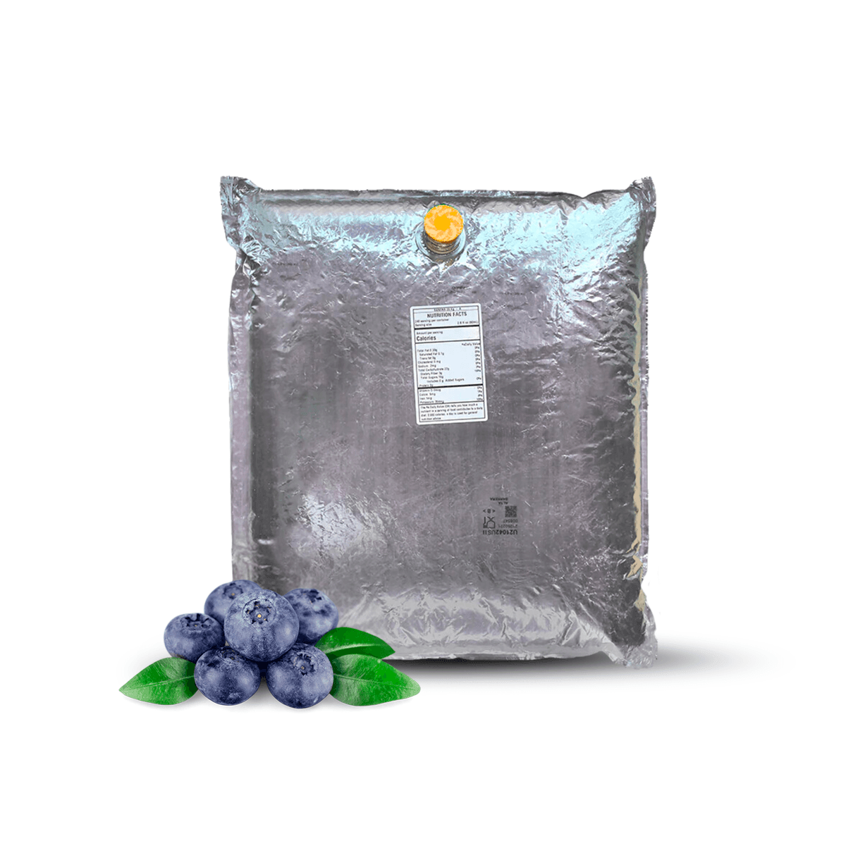 11 Lb Blueberry Aseptic Fruit Purée Bag - Aseptic Fruit Purees | West Coast US