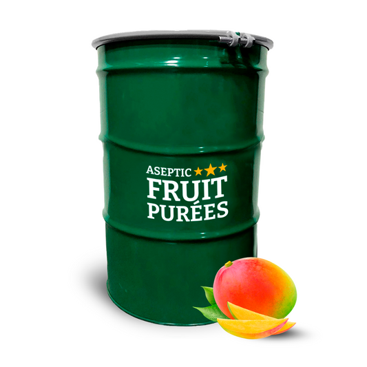 440 Lbs Mango Aseptic Fruit Purée Drum