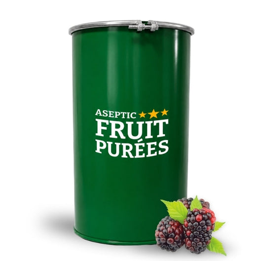 485 Lbs Blackberry Aseptic Fruit Purée Drum (Andean Variety)