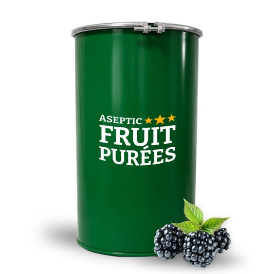 440 Lbs Blackberry (Tupy variety) Aseptic Fruit Purée Drum^