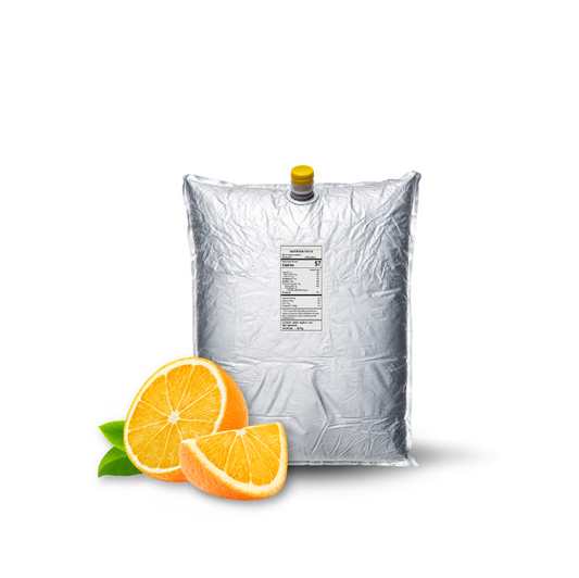 11 Lb Orange Aseptic Fruit Purée Bag