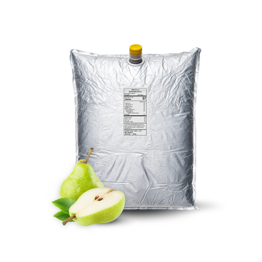 44 Lb Pear Aseptic Fruit Purée Bag
