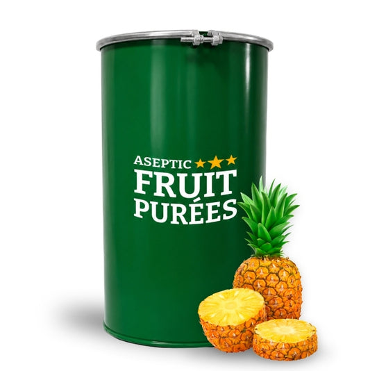 485 Lbs Pineapple Aseptic Fruit Purée Drum