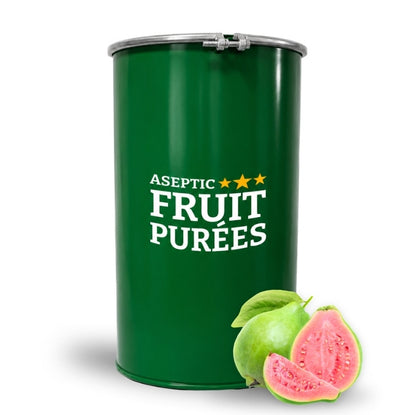 485 Lbs Pink Guava Aseptic Fruit Purée Drum