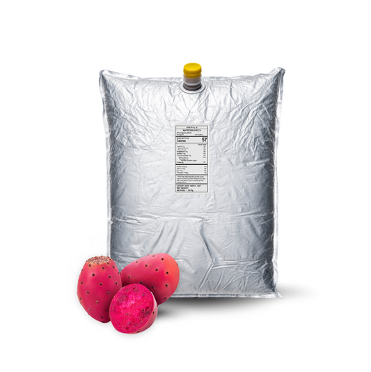 44 Lb Red Prickly Pear Aseptic Fruit Purée Bag