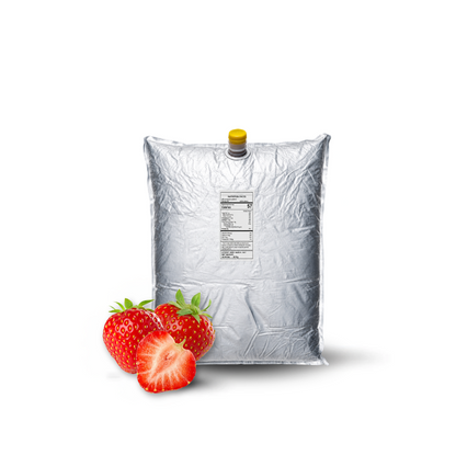 11 Lb Strawberry Aseptic Fruit Purée Bag